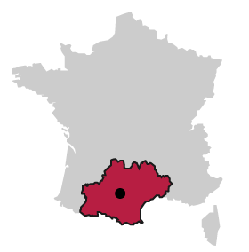Localisez les chambres d'hôtes du domaine de Lucat en Haute-Garonne